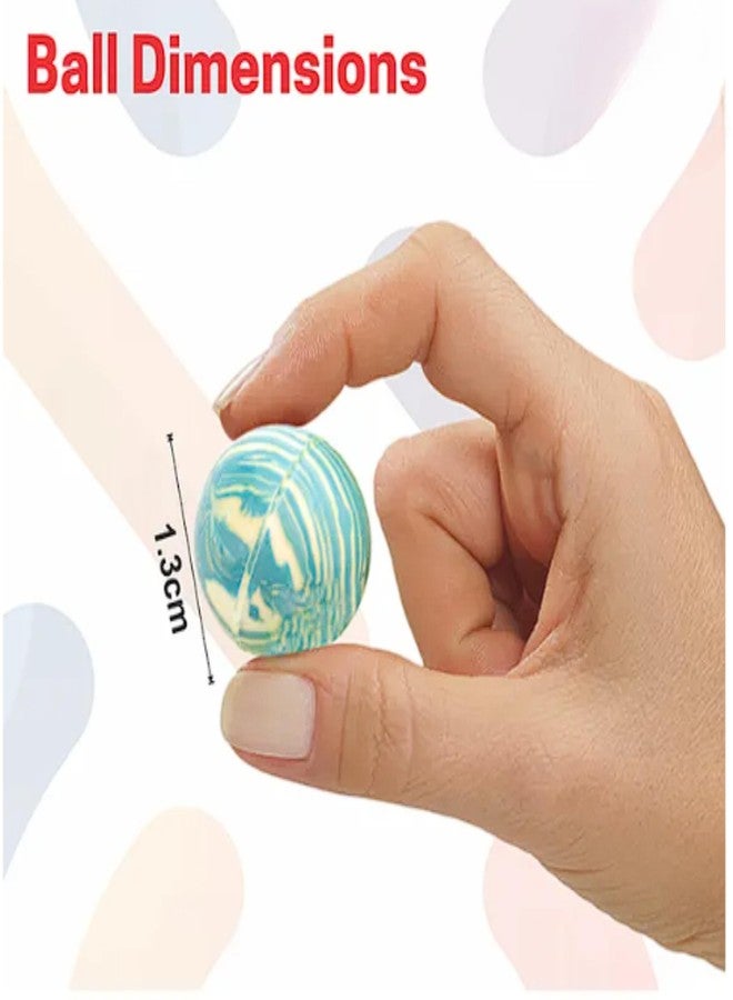 Drumstone 𝐃𝐑𝐔𝐌𝐒𝐓𝐎𝐍𝐄 𝟏+𝟏 𝐘𝐄𝐀𝐑 Crazy Bouncy Jumping Balls - Set of 14 Colorful Rubber Hi-Bounce Balls, Fun Kids Toys for Games, Birthday Party Favors & Bulk Pack Play Accessories - Image 3